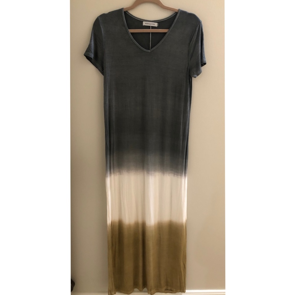 MISSLOOK Ombré Maxi-Dress